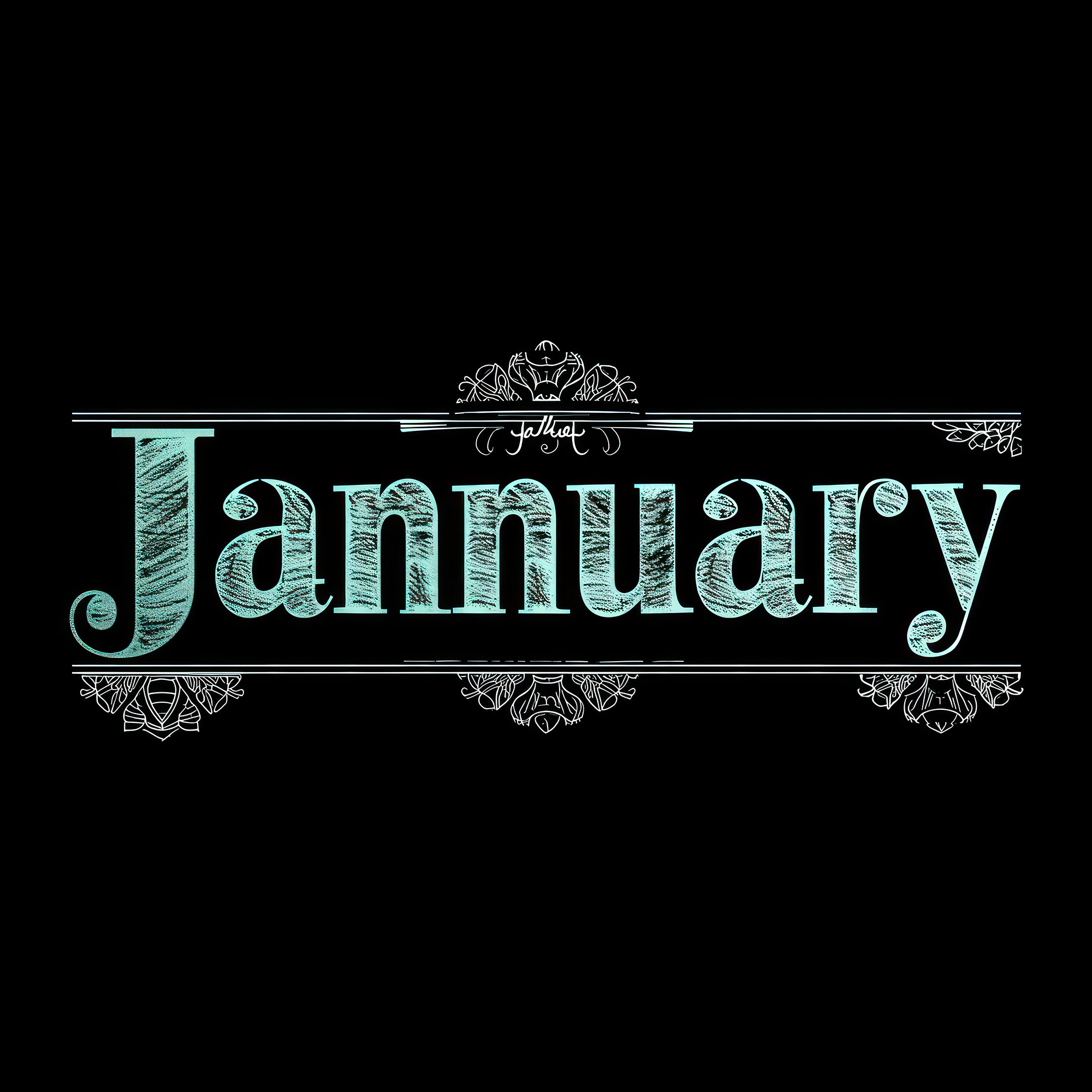 Jannauary Font Logo!